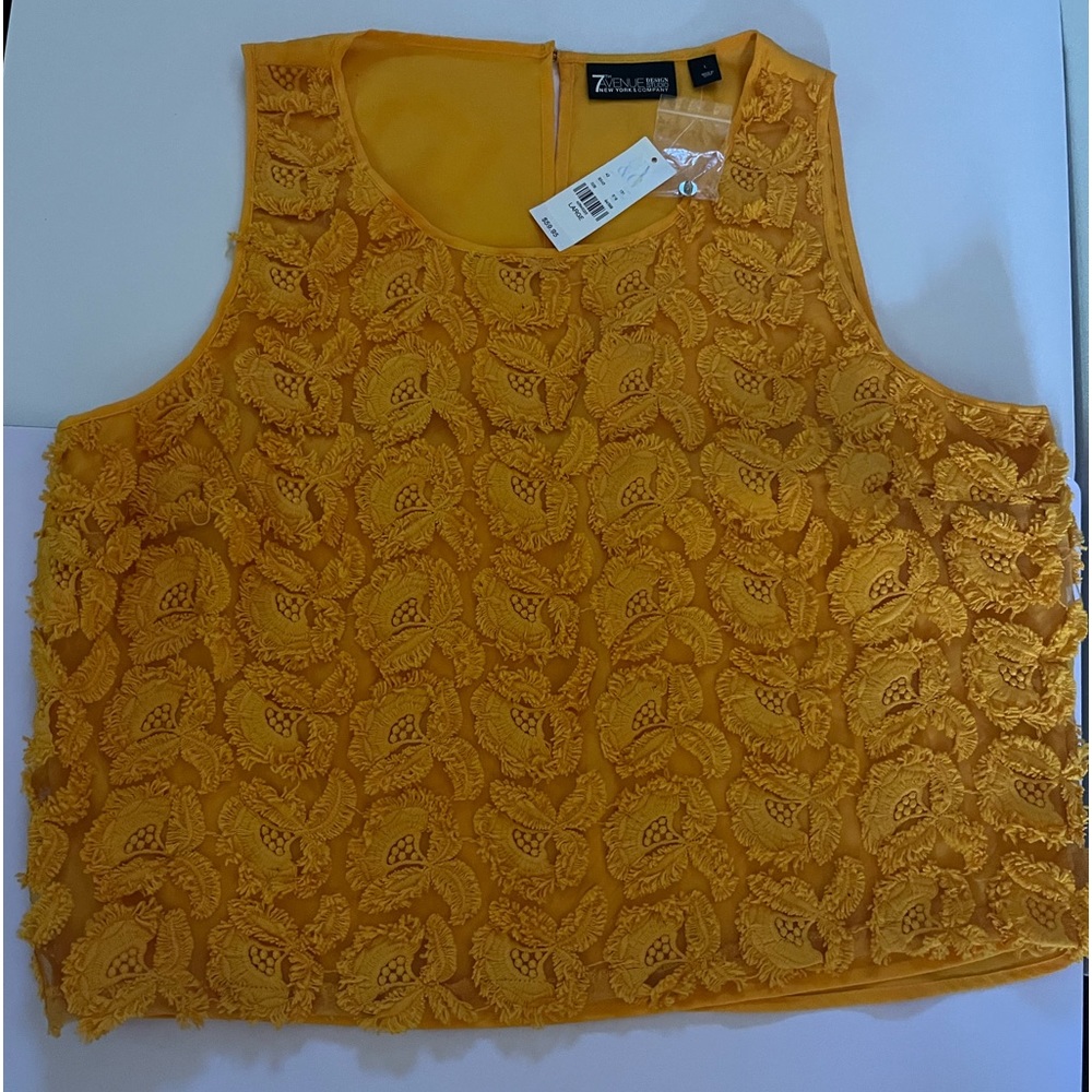 Golden flower blouse